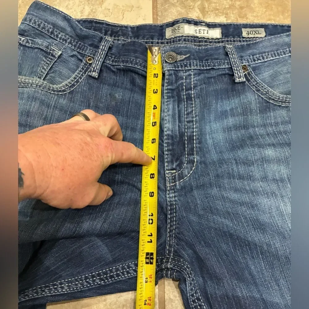 BKE Seth Straight Leg Stretch Jeans Mens 40x36 Medium Wash EUC